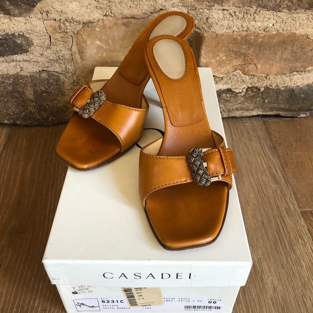 Casadei Sandals size 6.5. Made in Italy PriceFirm